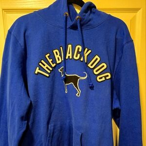 Women's Black Dog Hooded Sweatshirt